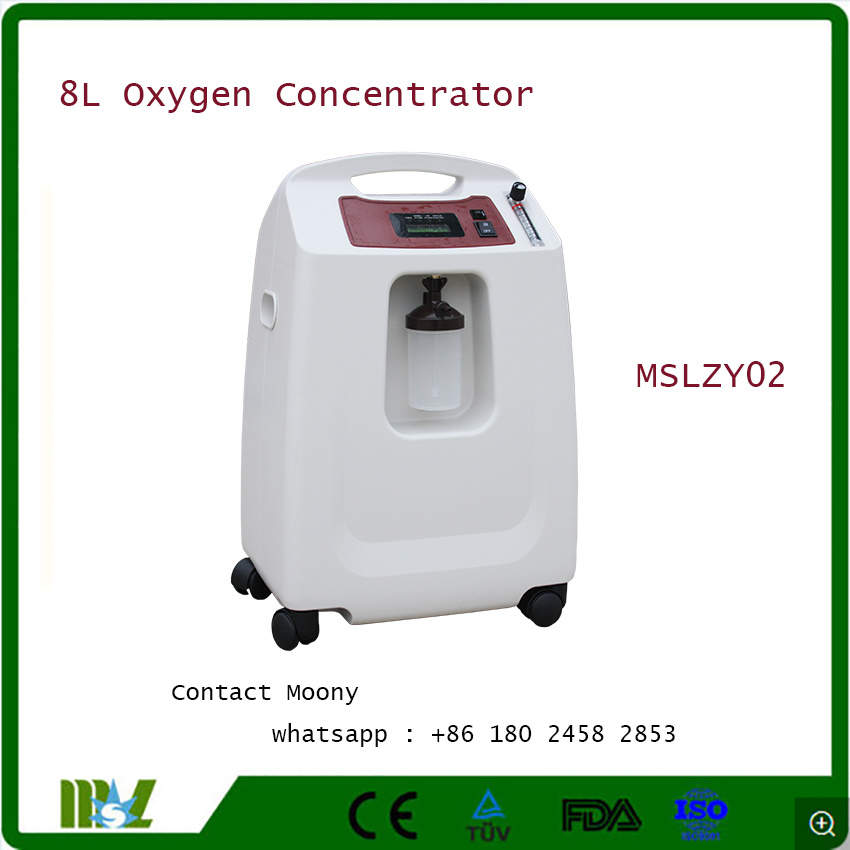 Mslzy02 Medical Devices 8L Oxygen Generator/ Oxygen Concentrator Price