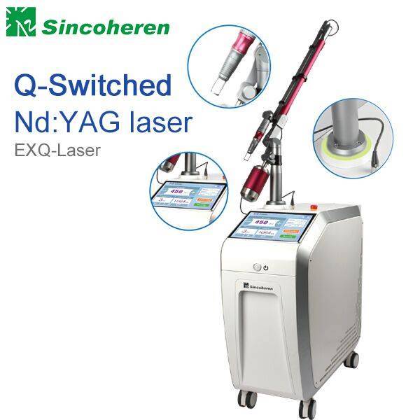 Medical Laser Skin Care Machine Pigment Removal Q-Switch ND YAG Laser Tattoo Removal