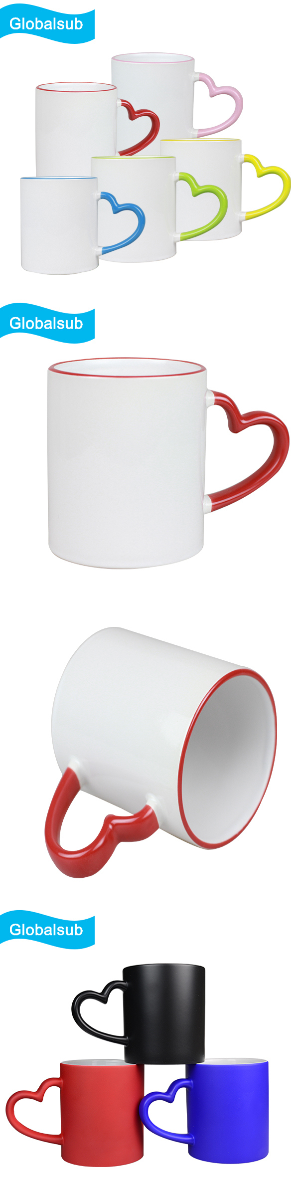 Couple Promotional Custom Ceramic Mugs