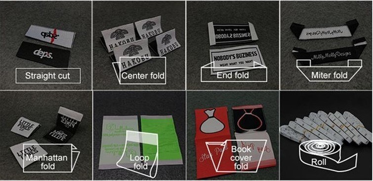 Directly Factory Digital Printing Woven Labels & Fabric Tags