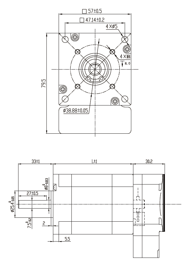 Position Control Servo Motor Kit for Robot & CNC