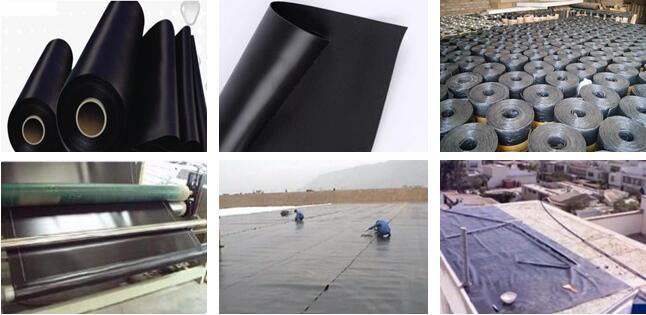 Flexible Exposed Roofing Materials EPDM Rubber Waterproof Membrane