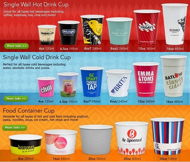 Qatar Disposable Ripple Wall Wrap Cold Hot Coffee Paper Cups