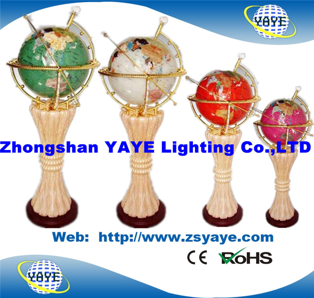 Yaye 18 Hot Sell Ce/ RoHS Lighting Gemstone Globe / Gemstone Globes / World Globes with Lighting