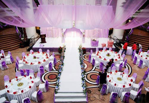 Luxury Banquet Hall Table Cloth