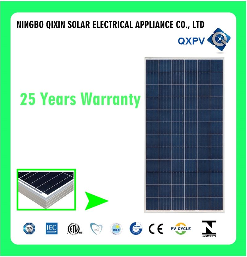 Polycrystalline Solar Panel 320W 24V Hot Sell High Quality Poly Cell Solar Module