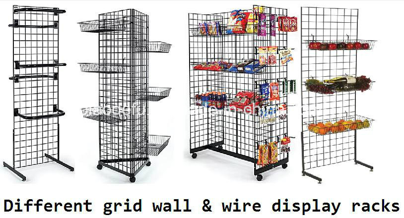 Gridwall Mounting Brackets for Hanging Meshwall Panel - Mesh Hanger