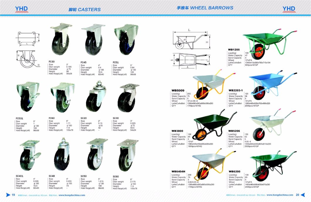 Solid Rubber PU Wheel for Wheel Barrow