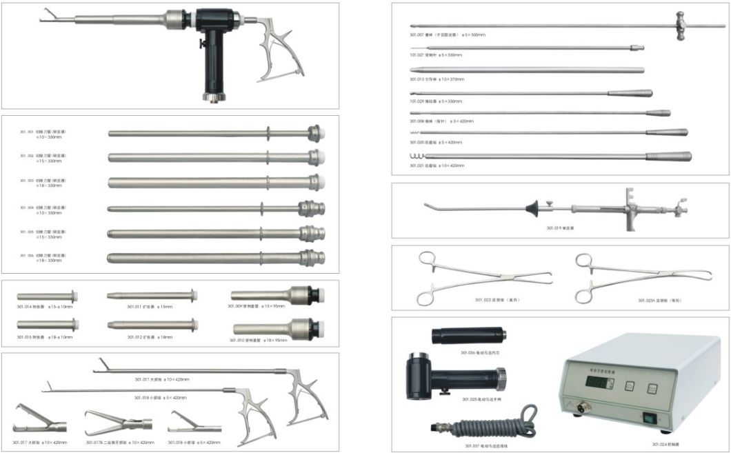 2017 Geyi Euprun Gynaecology Surgical Instruments Power Morcellator