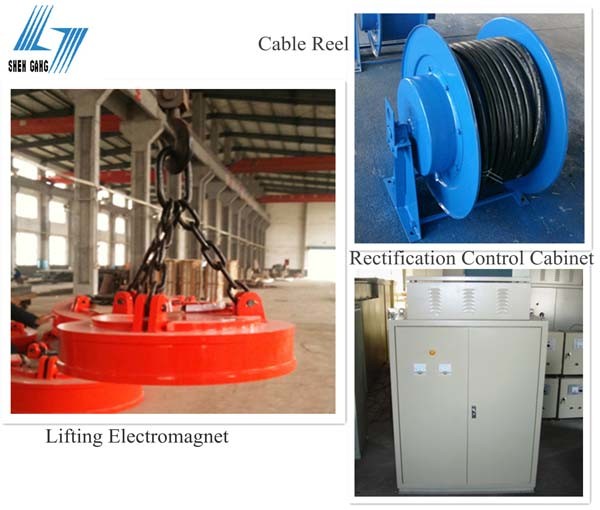 Round Type Scraps Lifting Electro Magnet Manufacturer