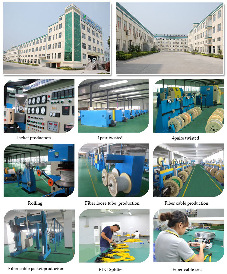 Indoor Flat FTTH Cable Optical Fiber Cable