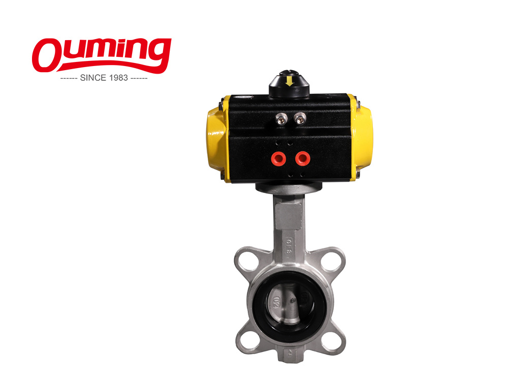 Ss Butterfly Valve CAD Drawing with High Quality Stainless Steel