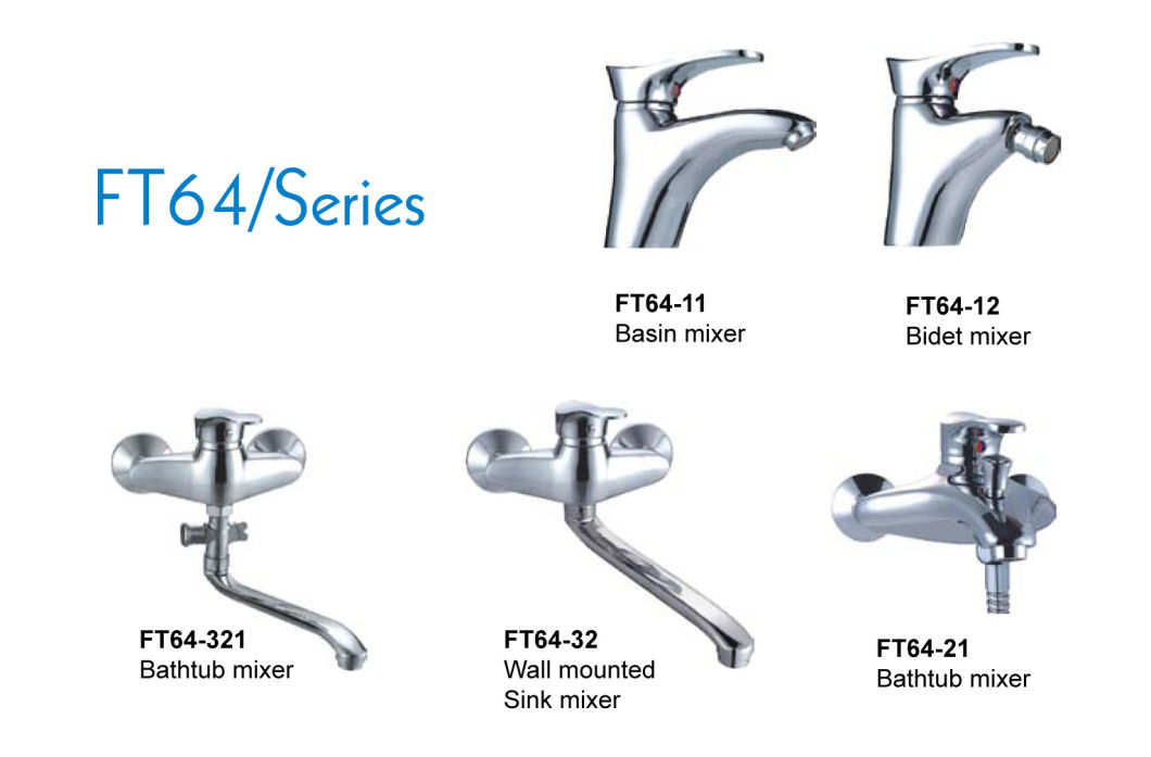 Sanitary Ware Brass Bidet Mixer Water Tap (FT64-12)