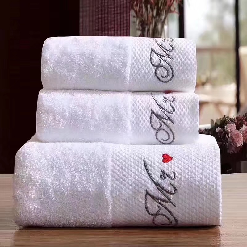 Custom Embroidery Hotel/ SPA/ Gift White Hand Towels