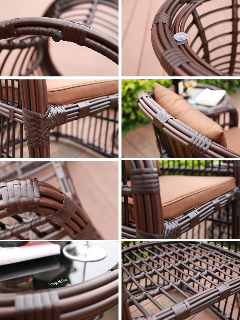 2018 New Rattan Garden Furniture Outdoor Chair Set-T089