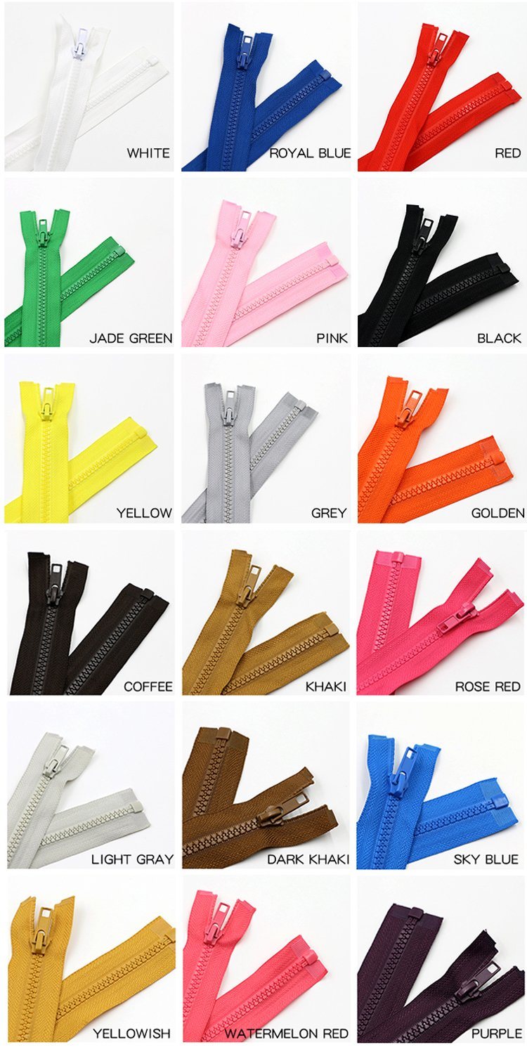 No. 3 4 5 7 8 10 Nylon Zipper for Pants or Shoes