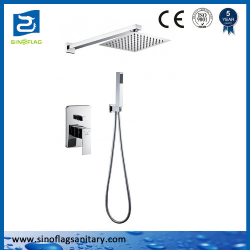 Top Supplier in-Wall Rainfall Bathroom 3 Way Shower Kit