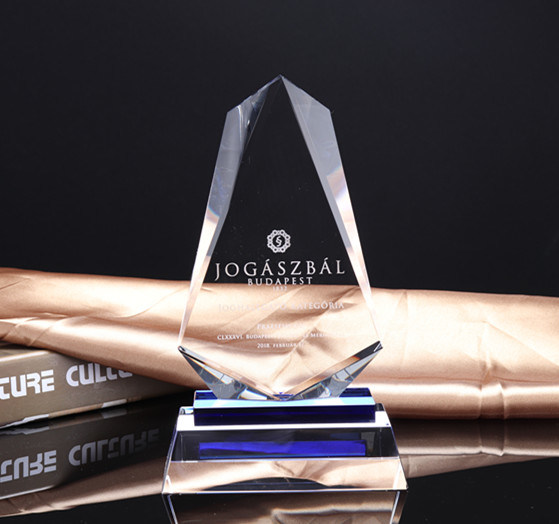 Fashion Rhombus Crystal Trophy and Award Plaque (KS04004)