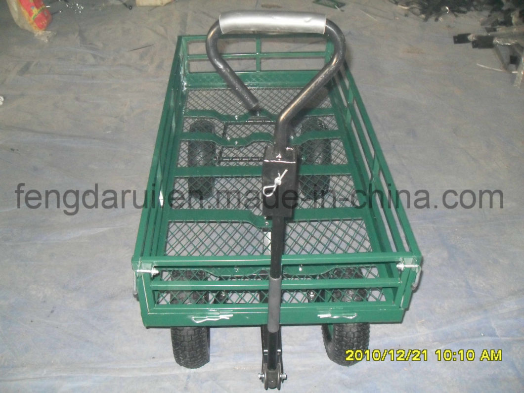 Hand Push 4 Wheel Garden Wagon Tool Cart (TC4205D)