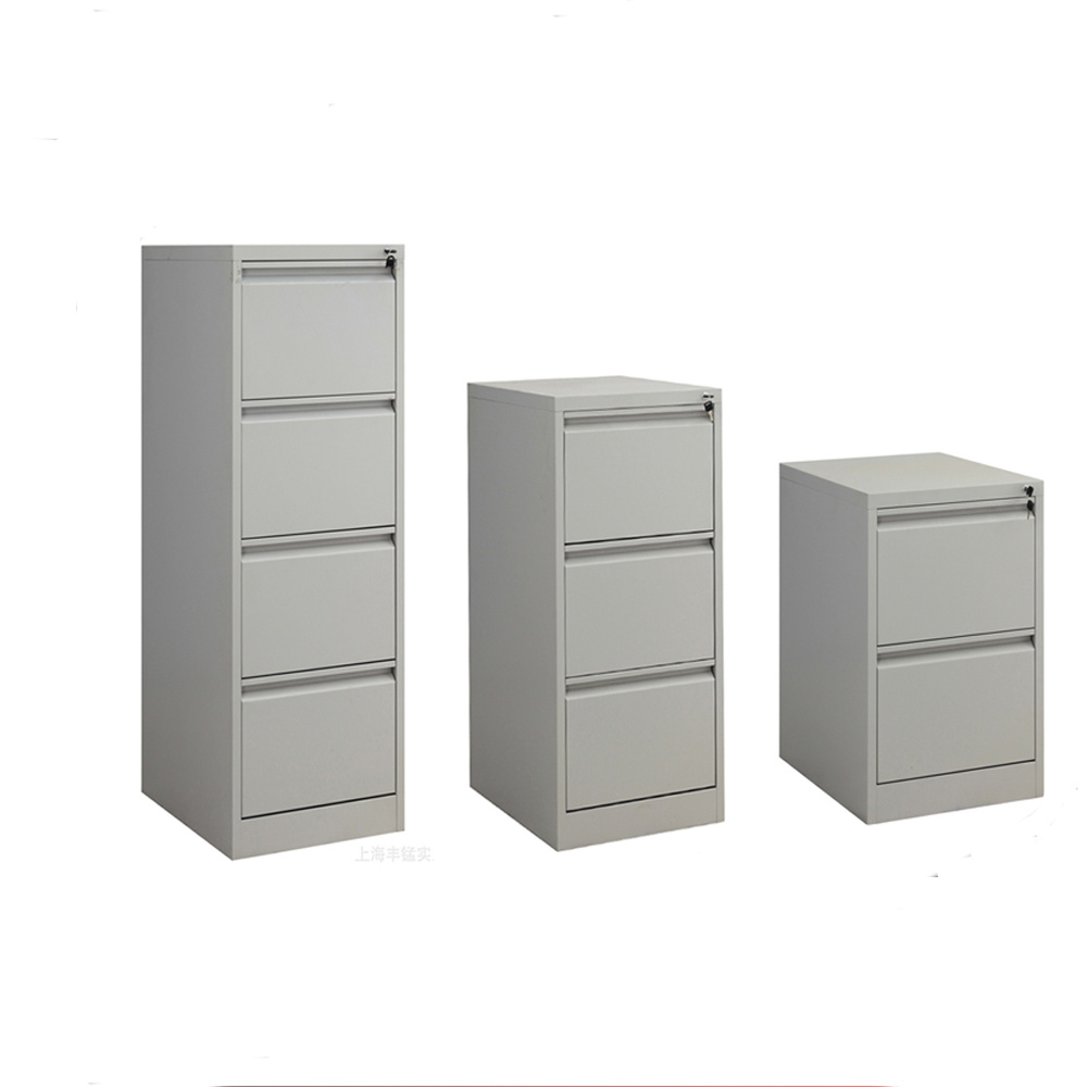 Power Coating Four Drawer Metal Steel Iron Storage Filing Cabinet