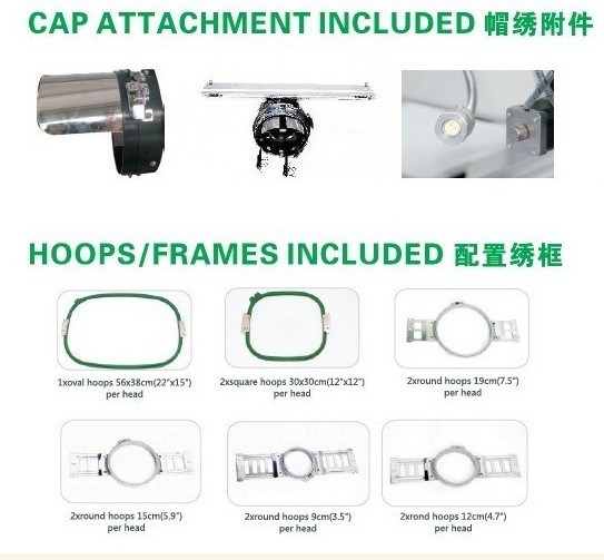 Computerized Quilting Embroidery Machine for Cap T-Shirt Flat Embroidery Machinery