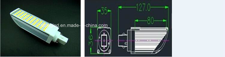 China Factory 7W G24 PLC SMD2835 LED Plug Light