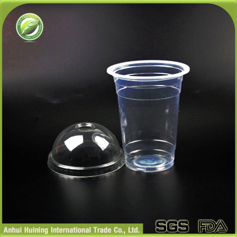 Cheap Disposable Plastic Coffee Beer Juice Cups with Lids