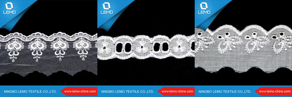 New Embroidery Water Soluble Lace Trim Chemical Lace