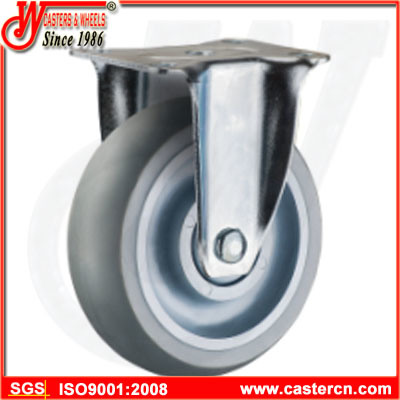 Medium Duty Gray TPR Swivel Wheel Caster