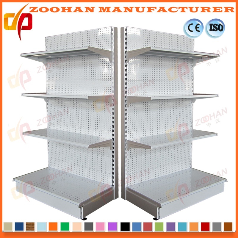 Manufactured Customized Supermarket Grocery Shelving (Zhs204)