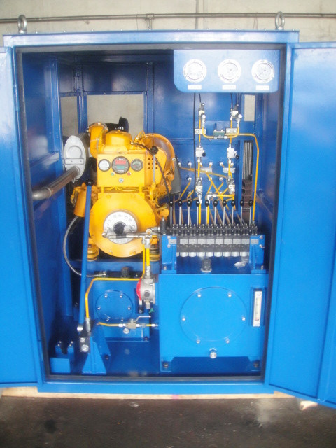 Hpu-120-De Diesel Engine Drive Hydraulic Power Unit for Oil and Gas Drilling Rig/Other Hydraulic Equipment/Customized