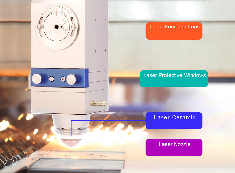 Fiber Laser Cutting Nozzle of Raytools/Lasermech/Precitec Head