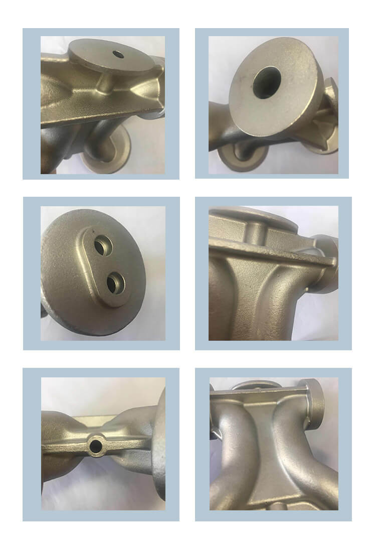 Densen Customized Stainless Steel 304/316 Silica Sol Investment Casting and Machining Water Filter Diverter
