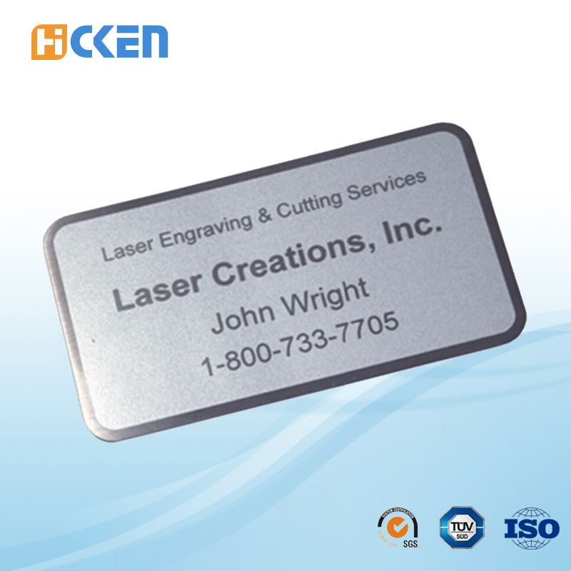 OEM/ODM Precision Engraving Aluminum Name Plate