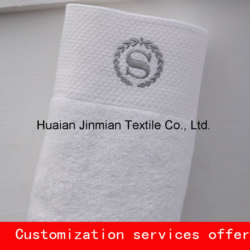 White High GSM Plain Weave Hotel Home SPA Bath Towels Wholesale