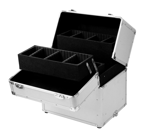 OEM Aluminum Luggage Tool Trolley Case with Wheels and Rod