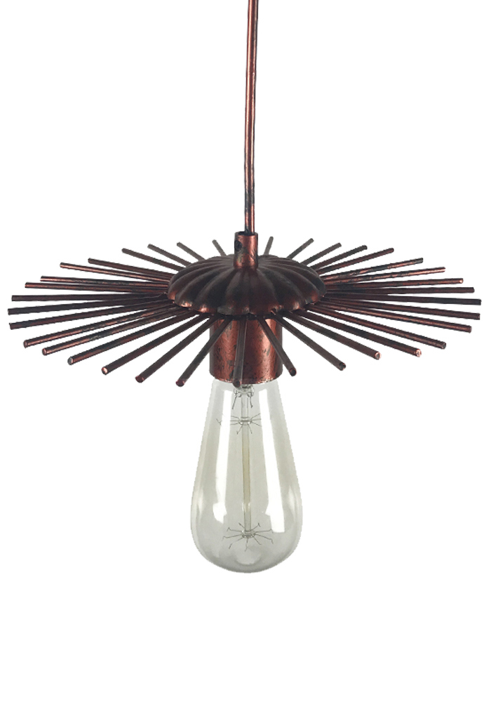 E26/ E27 Umbrella Shape Bronze Color Pendant Light Fittings for Bedroom, Living Room, Bedroom