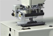 17-Needle Flat-Bed Double Chain Stitch Sewing Machine