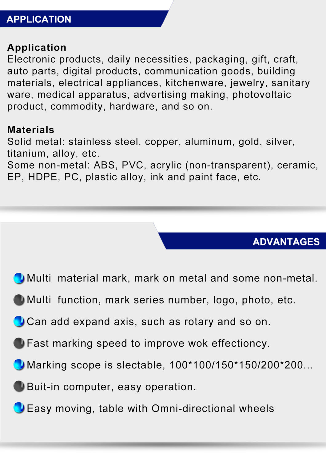 Fiber Laser Marking Machinery for Logo Mark