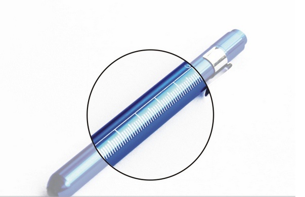 Lightweight Pupil Gauge Engraved Stylus Doctor Diagnostic Penlight Nurse Medical LED Pen Light Torch Flashlight