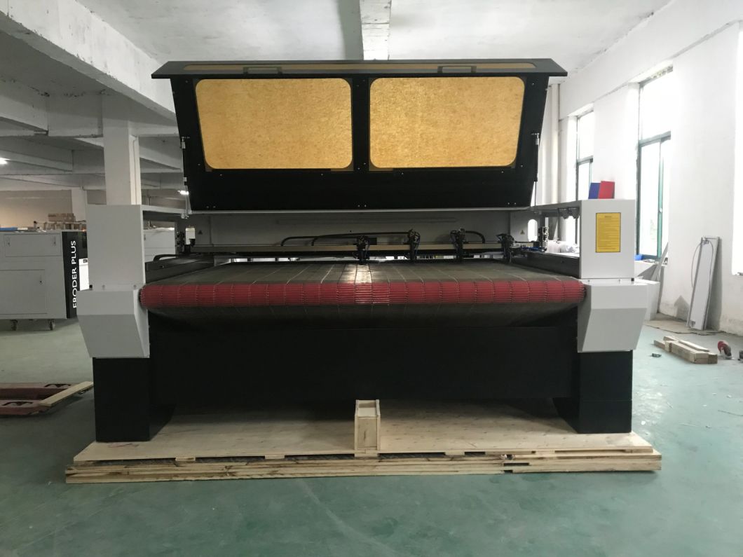 CNC Laser Cutting Machine with Auto Feeding for Fabric Leather