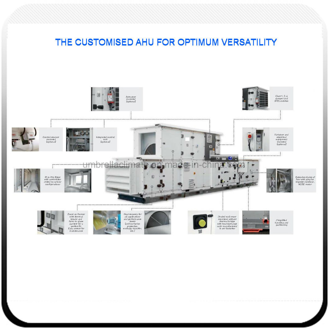 60 Hz Modular Air Treatment Energy Saving Air Handling Unit