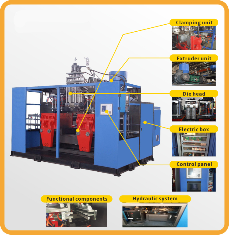 China Automatic Extrusion Plastic Blowing Machine (PXB90D)