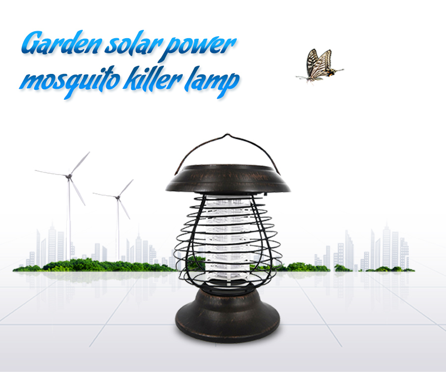 Garden Solar Power Mosquito Killer Lamp