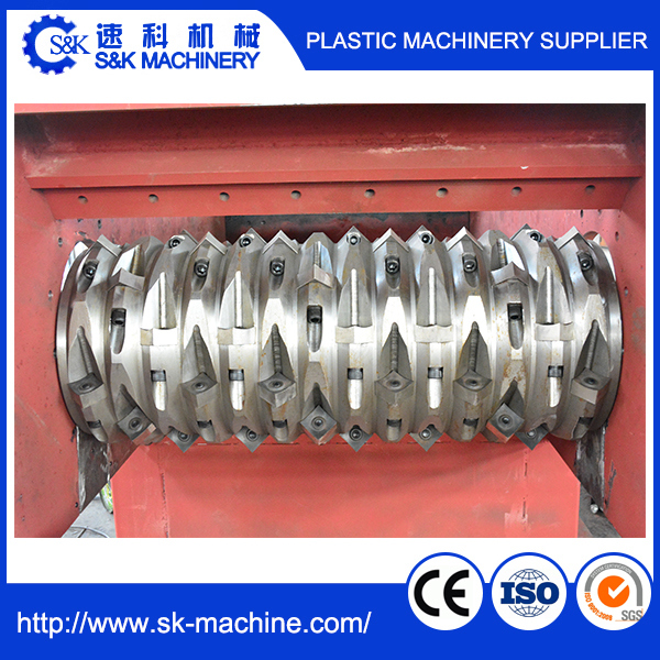 Single Shaft Shredder Recycling Machine for Electric Cable