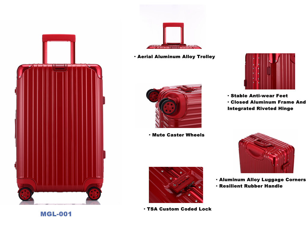 2017 Hot Sale Luxury Hardshell Aluminium Trolley/Luggage