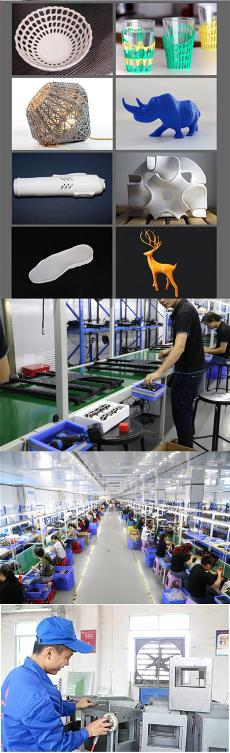 3D Printer FDM 3D Printers Metal Frame Sturdy Printing Professional For Education and Industry