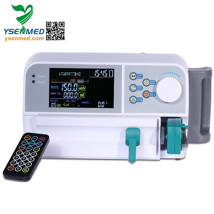 Yszs-500 Medical equipment LCD Screen Injection Use Syringe Pump