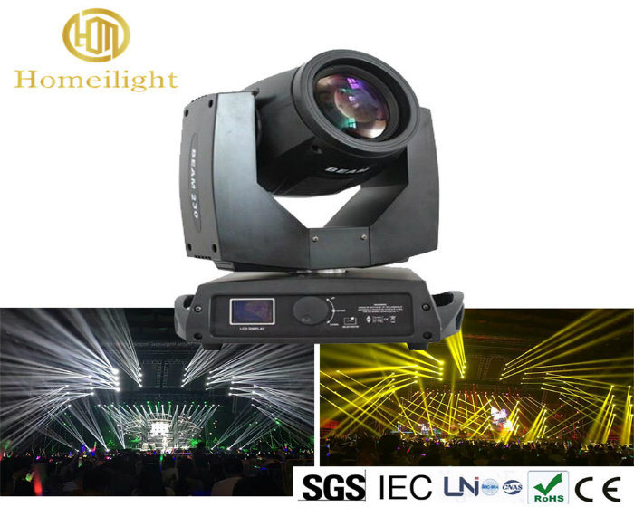 High Brightness 230W Moving Head Beam Light LED Stage Equipment for Sale