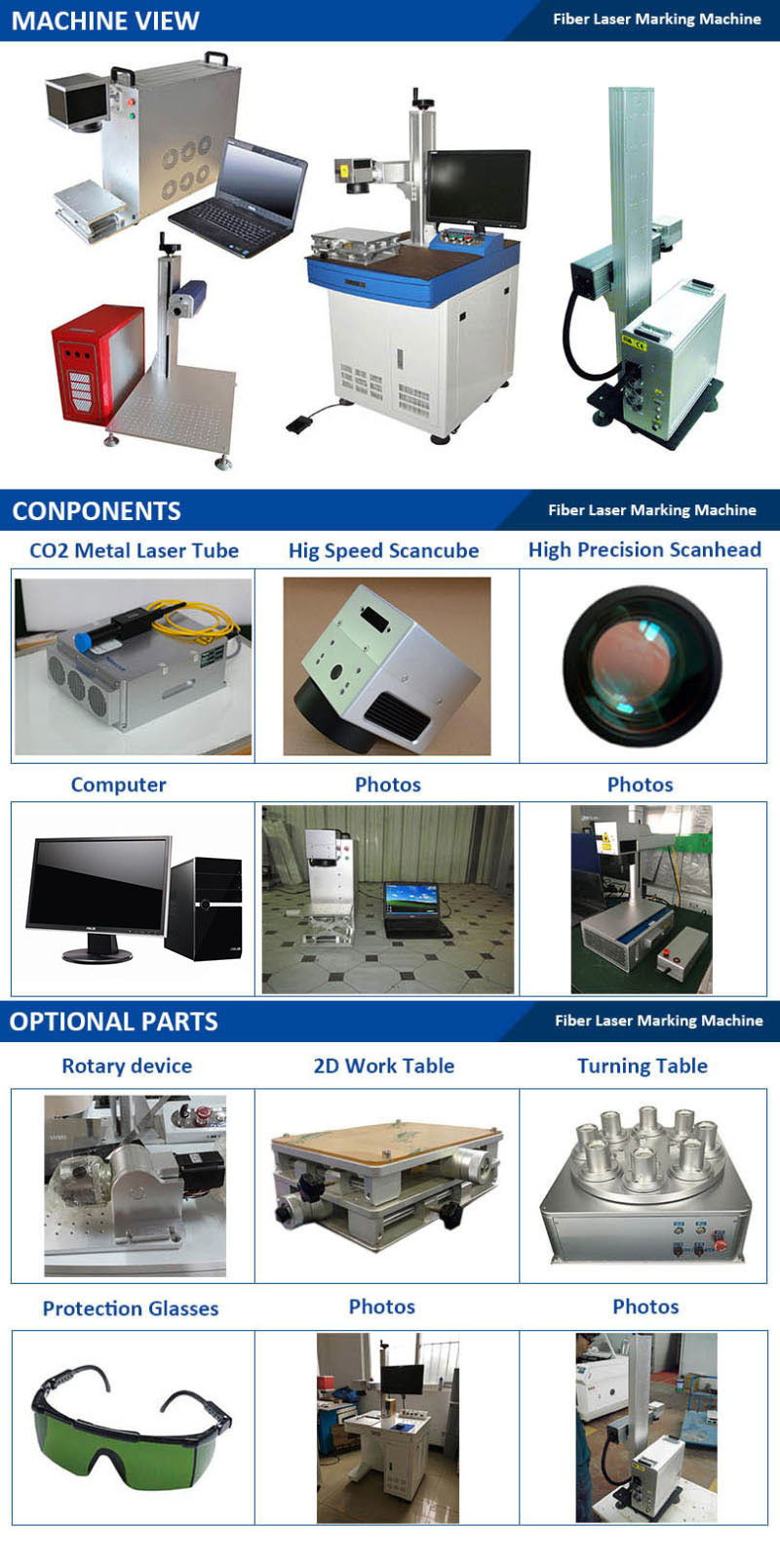 High Speed Laser Marking Machine Raycus CO2 Laser Surface Marking Machine (VCT- RFT)